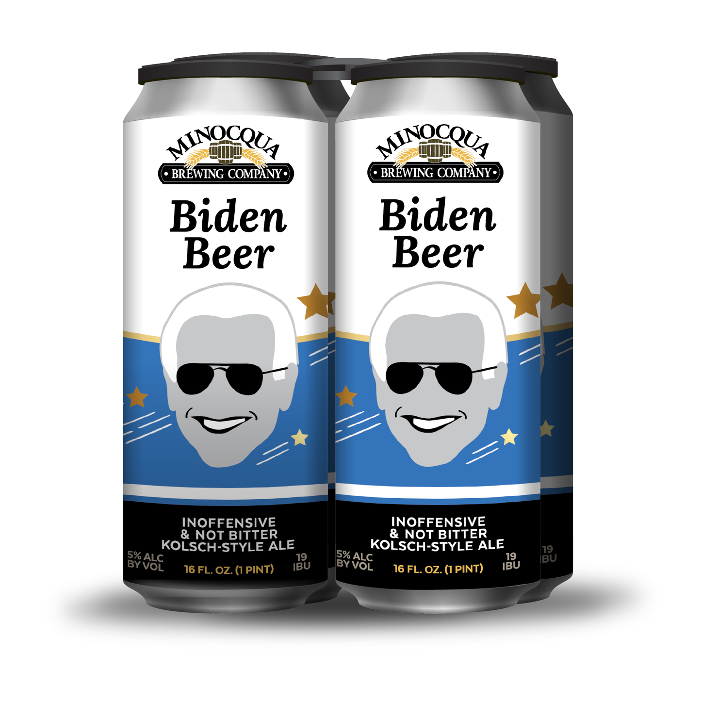 Biden Beer Kolsch, 16oz 4pk