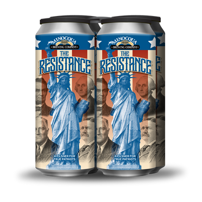 Presale--The Resistance Pilsner, 16oz 4pk