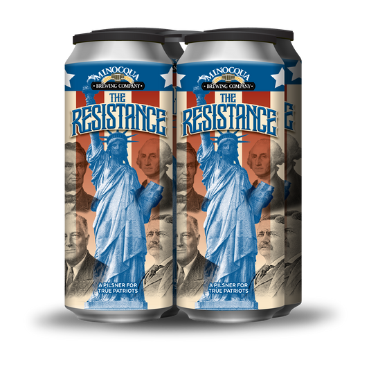 Resistance Pilsner, 16oz 4pk