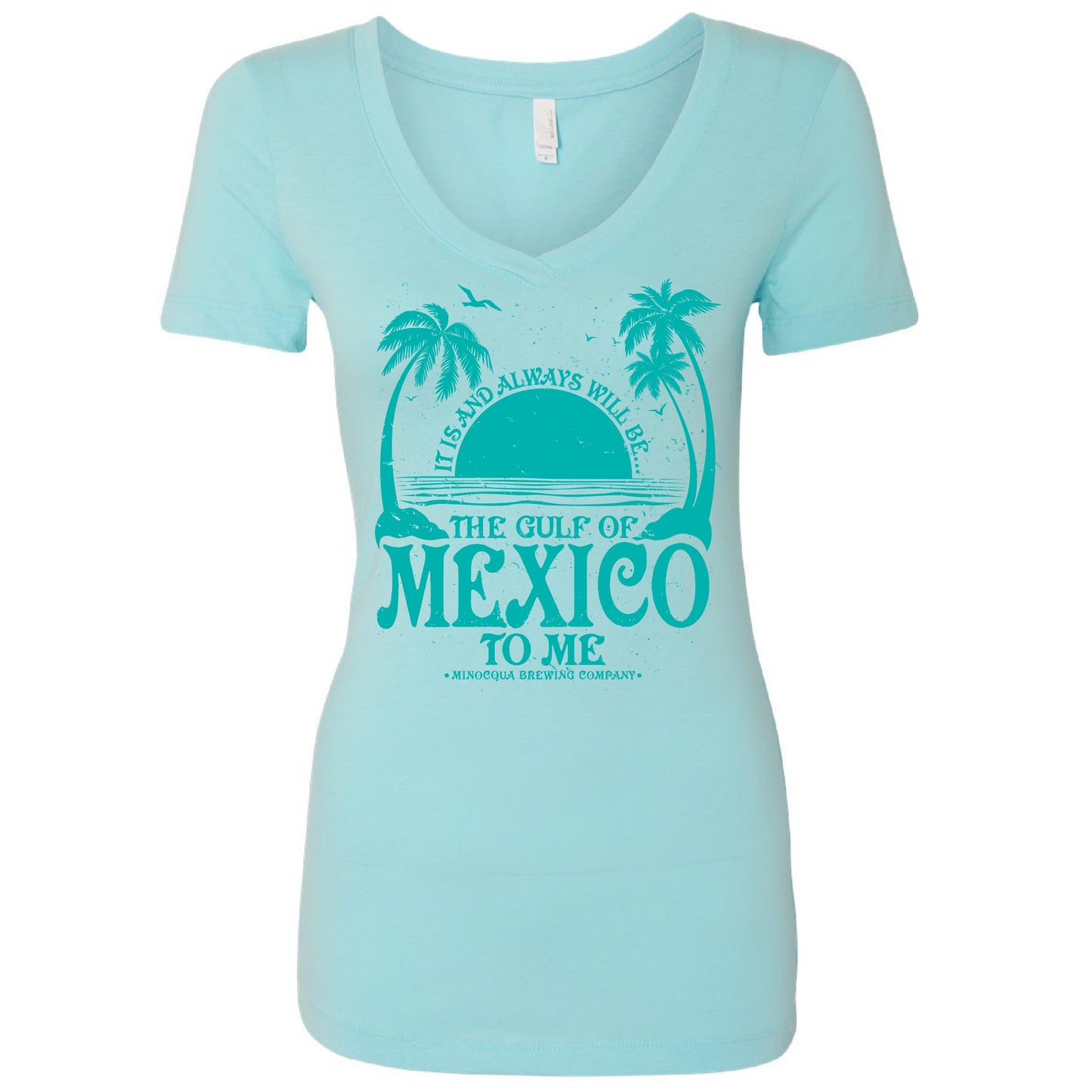 Gulf Of Mexico Snug Fit V-Neck T-Shirt