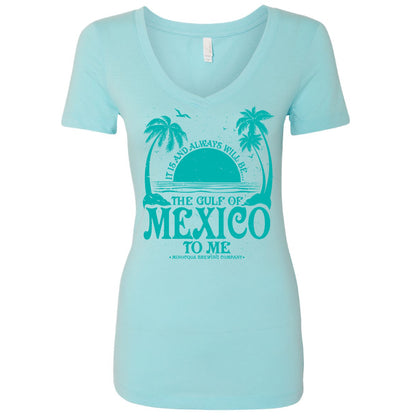 Gulf Of Mexico Snug Fit V-Neck T-Shirt