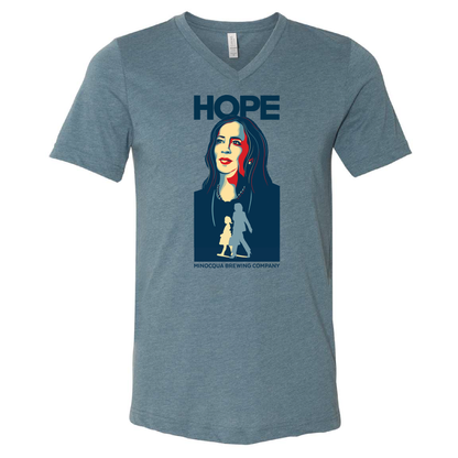 Hope Kamala Unisex V-neck T-shirt