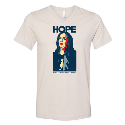 Hope Kamala Unisex V-neck T-shirt