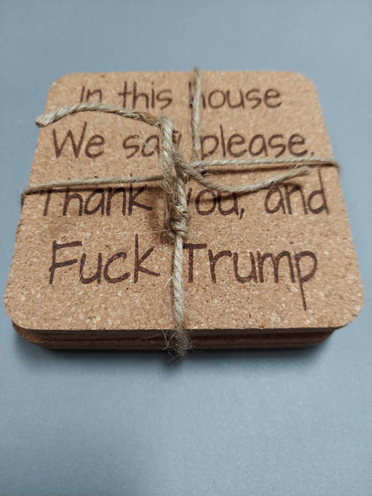 Fuck Trump Coasters (Set of 4)