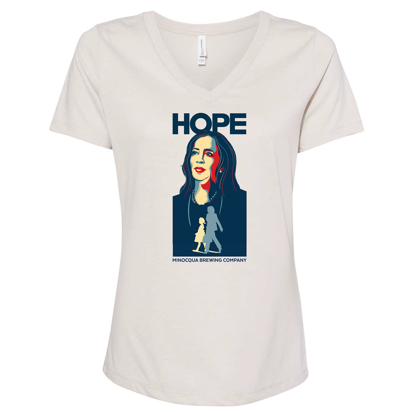 Hope Kamala Snug Fit V-Neck T-Shirt