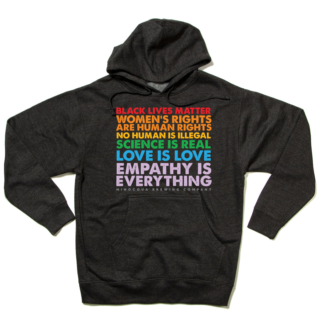 Love Is Love (Color) Hooded Sweatshirt – Minocqua Brewing Company